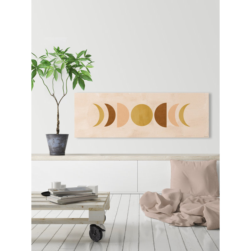 " Moon Phases Cycle ", 5" H x 15" W x 1.5" D