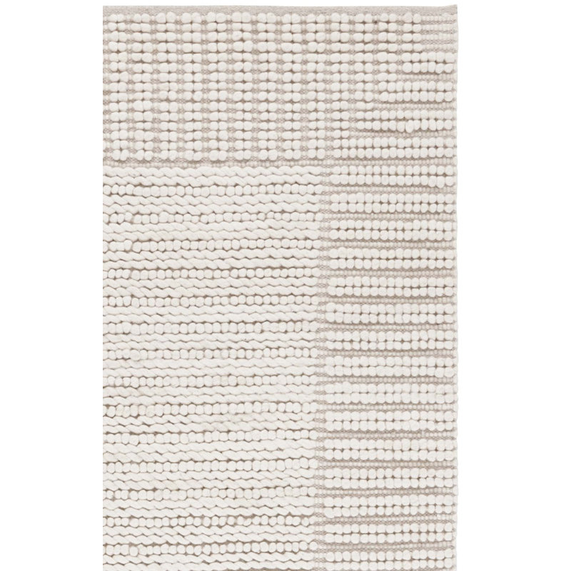 Natura 286 Flatweave Wool/Cotton Rug in Ivory, Rectangle 5' x 8'