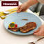 Service de table 18 pièces en grès HomeVSS Two-Tone Colors Life, fini mat, pour 6 personnes-62258299