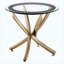 Ensemble de table basse et de table ronde moderne 2 pièces, ensemble de salon polyvalent assorti-129866791-129866793