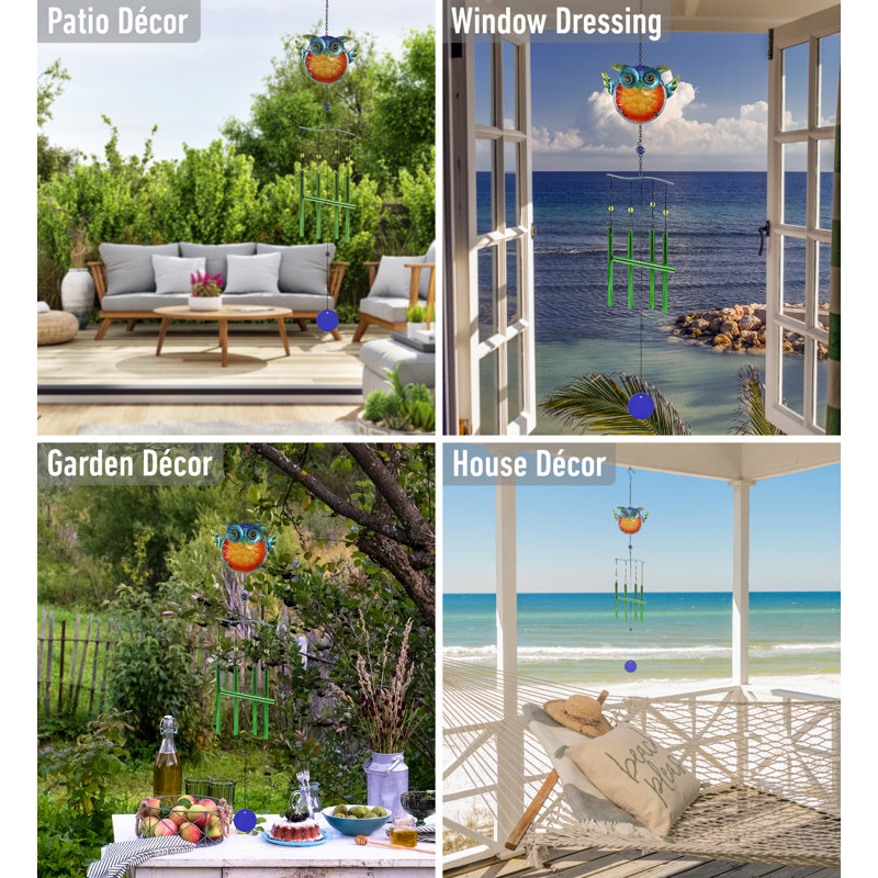 Connice Tempered Glass Wind Chime
