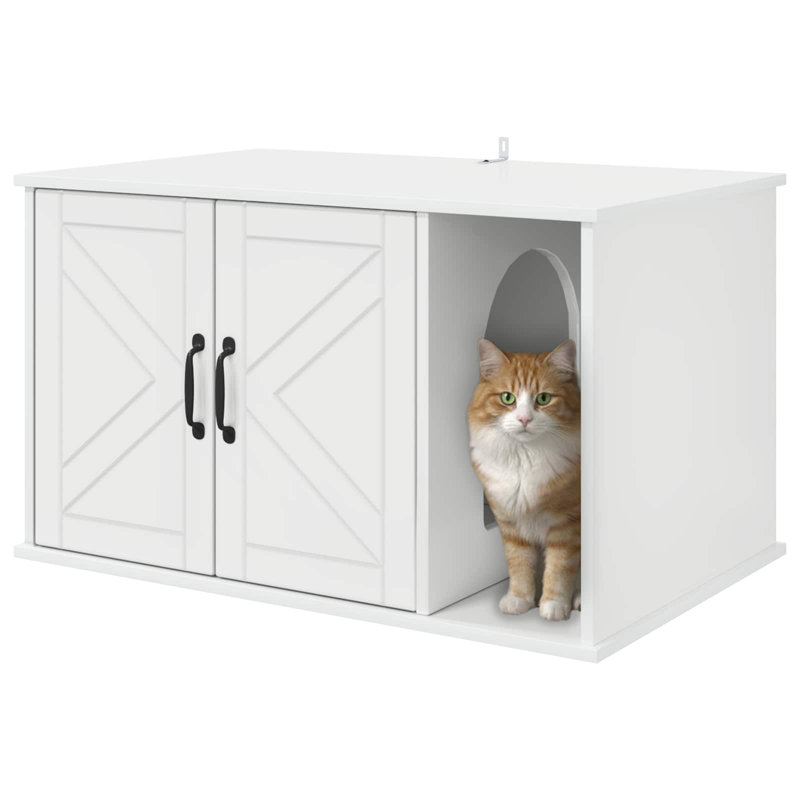 50.5cm H Cat Tree, Gloss White