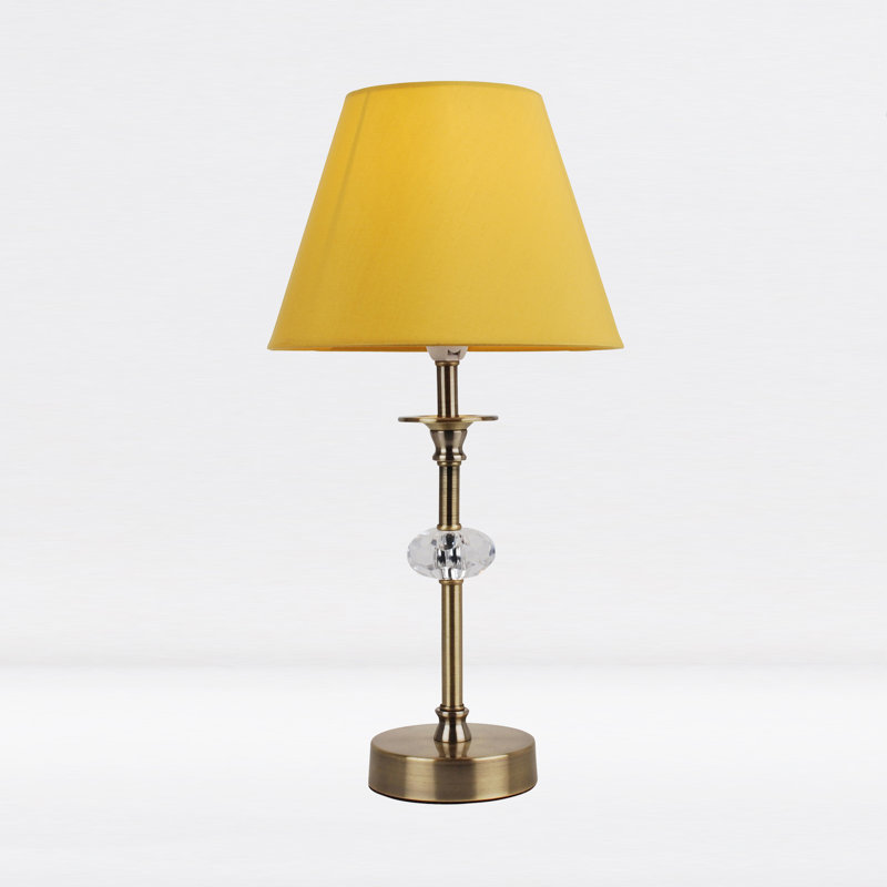 Avoca Lamp, Chrome, Ochre