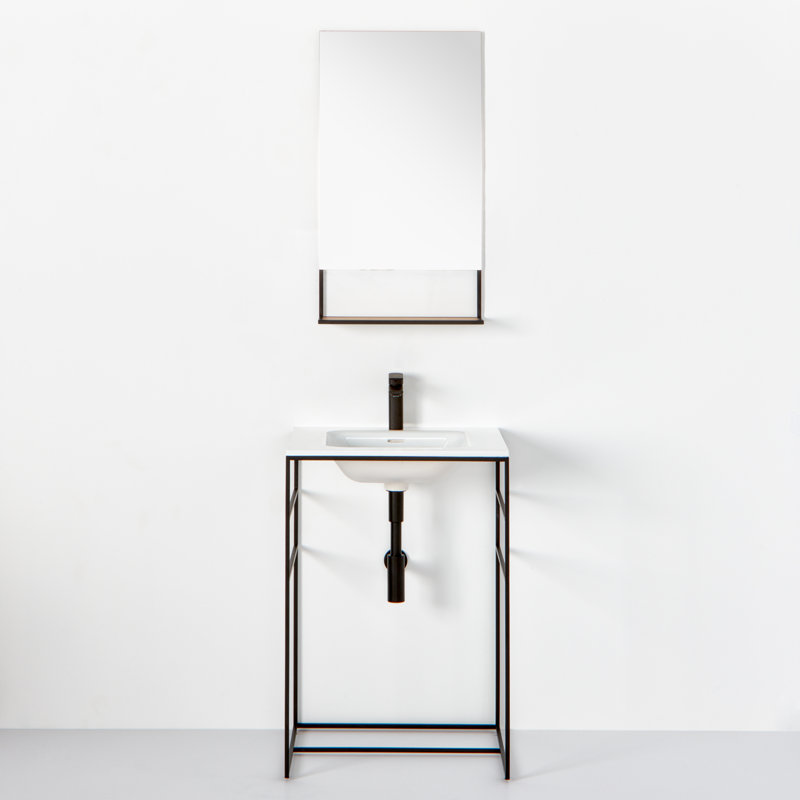 C2 24" Single Bathroom Vanity Set with Mirror