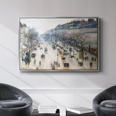 Paysage rétro - Toile tendue avec châssis encadré CCD