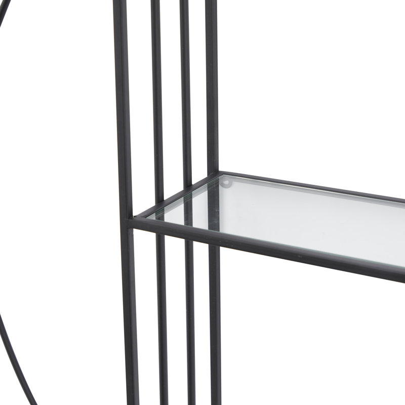 Cosmoliving By Cosmopolitan Modern Iron Wall Shelf