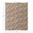Cotton Double Cloth Block Printed Throw with Floral Pattern