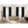 Rideau simple extra long et extra large en velours mat luxueux
