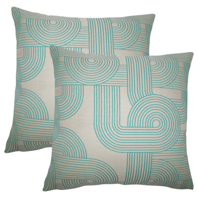 Coussin décoratif géométrique 