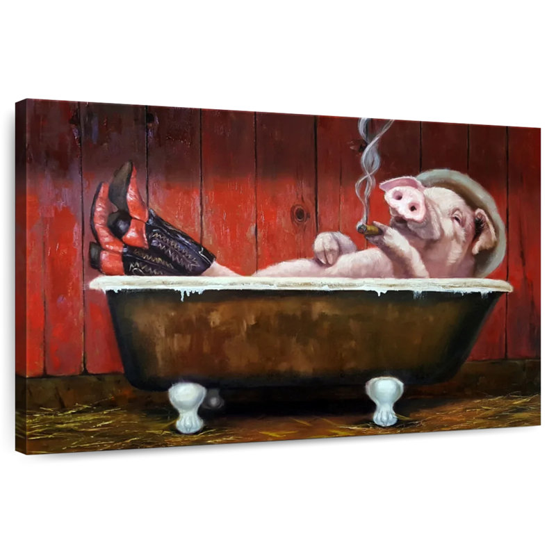 Brampt Hog Heaven, 34" H x 51" W
