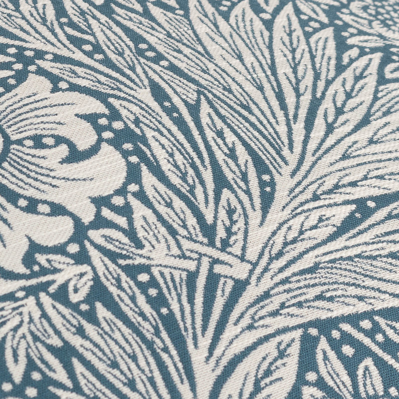 Marigold Down Blend Floral Square Cushion, Blue