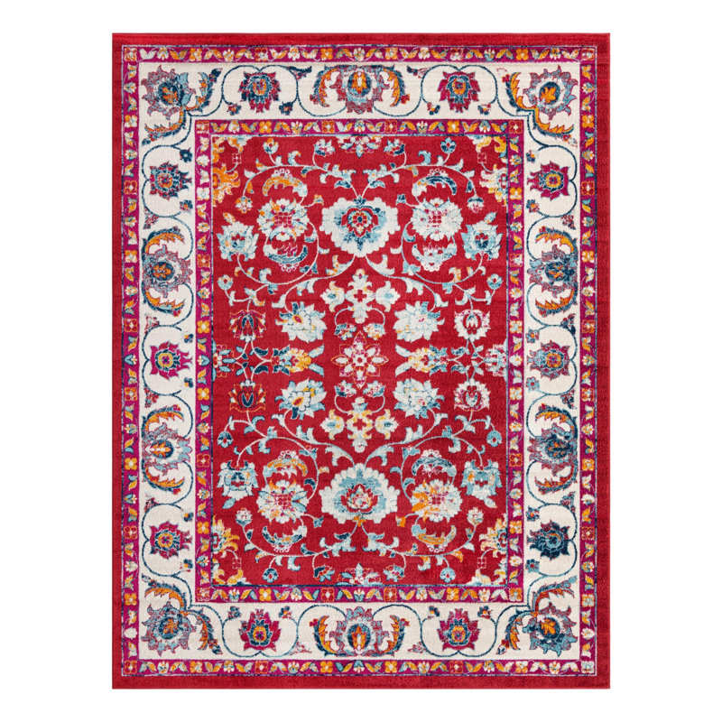 Arenas Floral Indoor Rug, Rectangle 10' x 13'