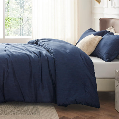 Bedsure Cationic Dyed Printed Comforter Set