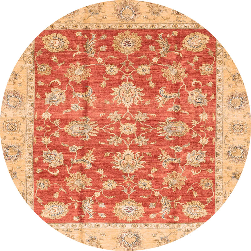 Tapis abstrait moderne 3826, Rond 8 pi