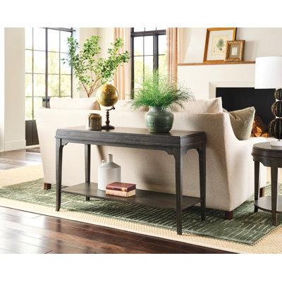 RECTANGULAR SOFA TABLE-CHARCOAL