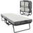 Folding Bed With Mattress For Adults, Single Size, Portable Foldable Bed With Memory Foam Mattress & Steel Frame