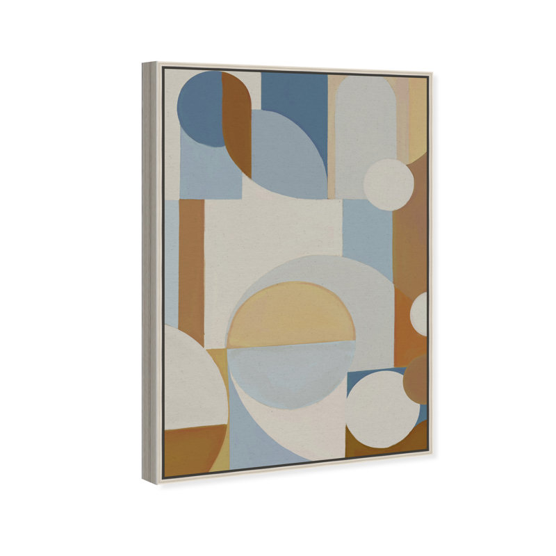 Perfect Balance II Canvas Abstract Print by Oliver Gal, Black Frame, 10 x 15, 21"H x 31"W, Silver Floater Frame