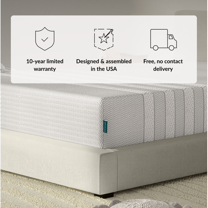 Leesa 10'' Medium Mattress, Queen