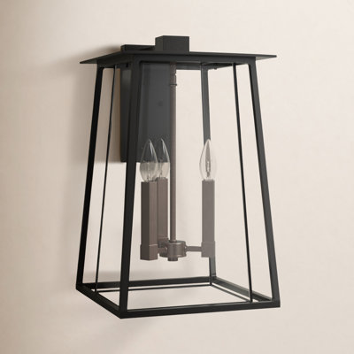Integrated LED Outdoor Wall Lantern