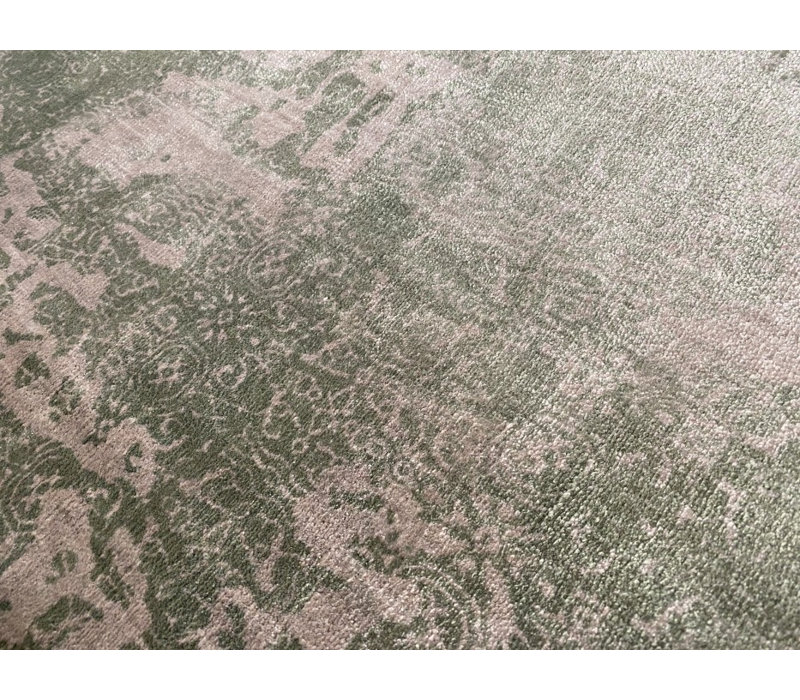 Tapis unique en soie 9 pi x 6 pi Deschka