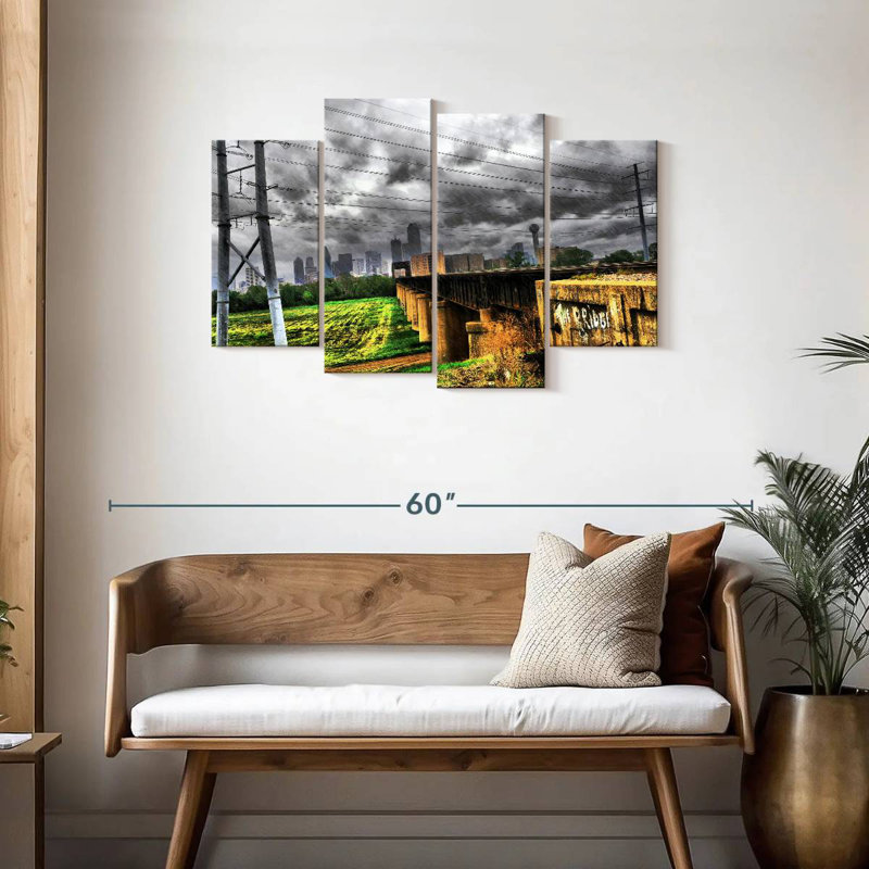 Alvord Thunderstorm Over Dallas, 27"H x 43"W