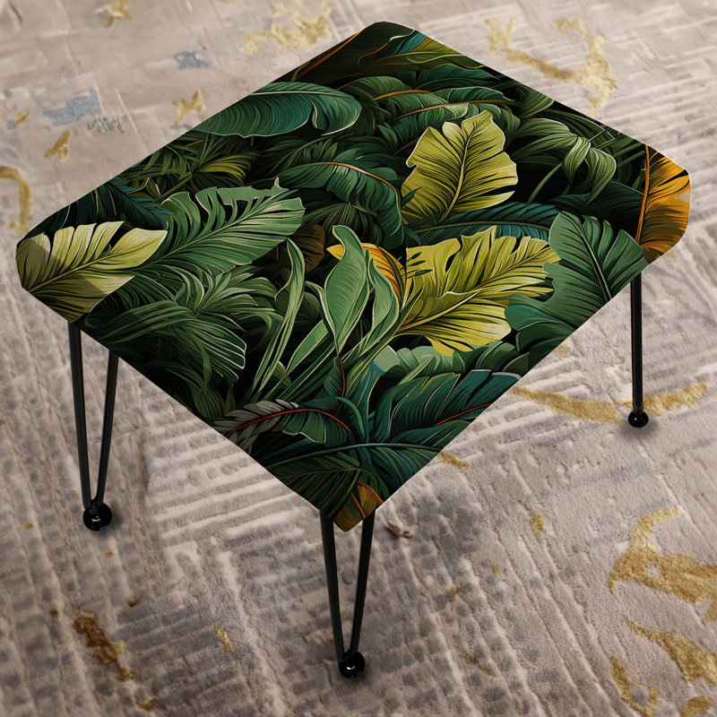 Motif tropical Tropicana Jungle - repose-pieds rectangulaire tropical