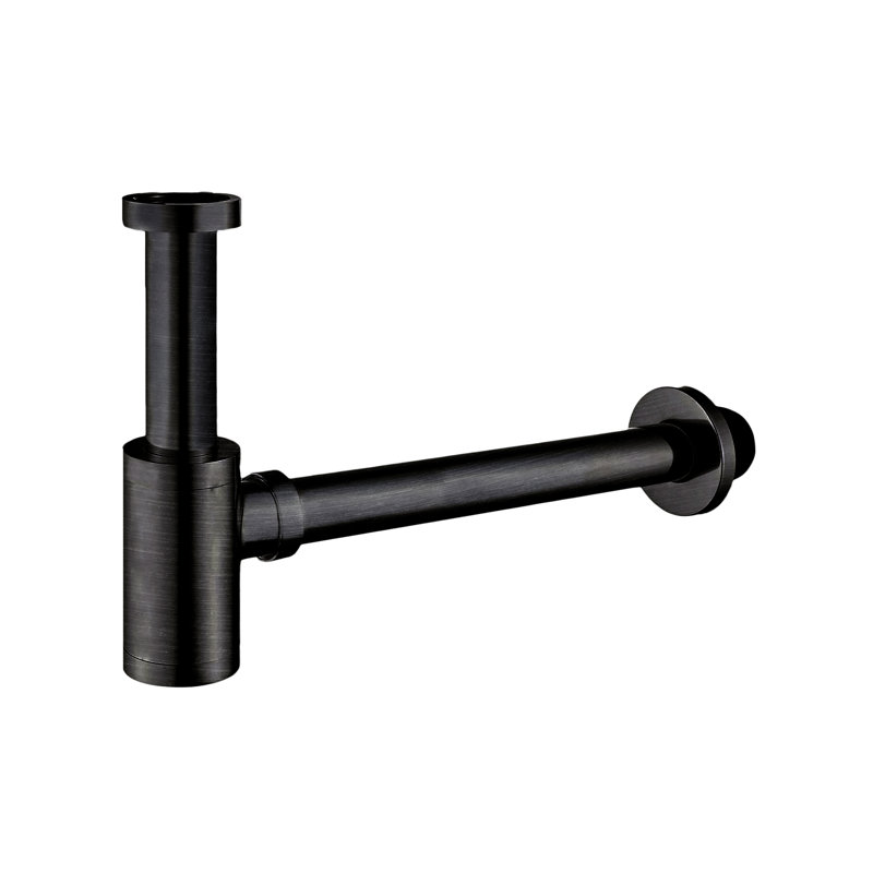 Ayna Décor Bathroom Sink P-Trap Kit with Adjustable Height Tube, Oil Brushed Bronze