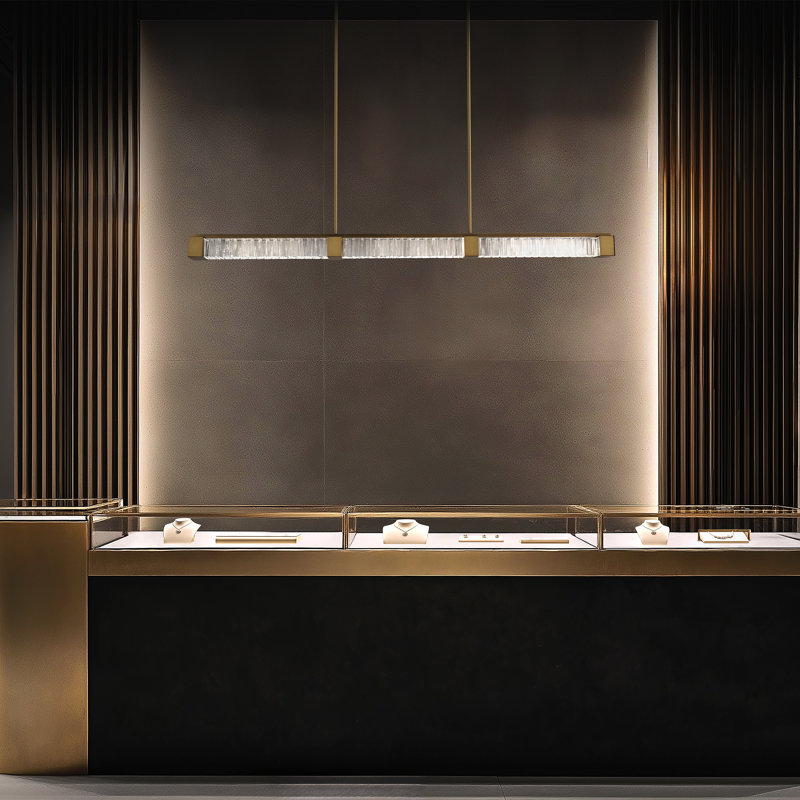 Guild 1 - Light LED Pendant, Aged Brass
