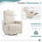 Ensemble de fauteuils inclinables et berçants 2 pièces-106951752