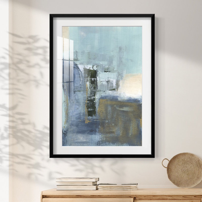 «Sand Pond Summer I», reproduction encadrée, H 28,5 po x l 20,5 po, Noir