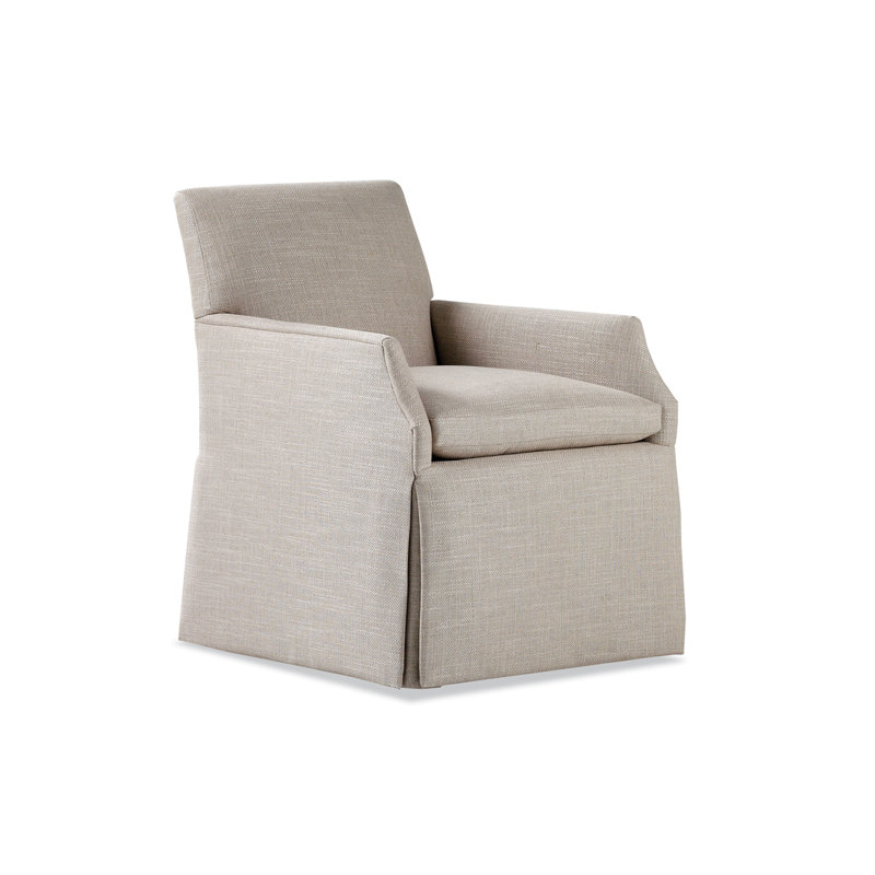 Alicia Chair With Casters, Boca Seaglass