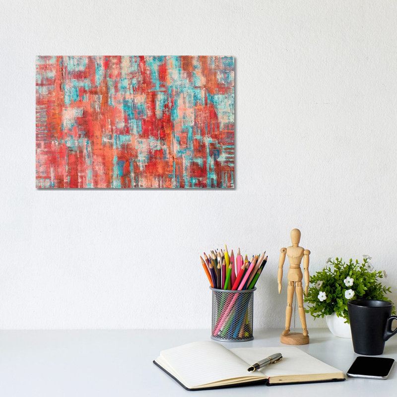 Abstract#33 by Olena Bogatska - Wrapped Canvas Painting, 20.32 cm H x 30.48 cm W