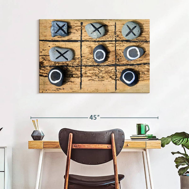 Jeu de Senne Tic Tac Toe, H 26 po x l 39 po