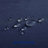 Water-Resistant Dark Navy Outdoor Seat Cushions, 3'' Thick, Set of 4-1672490657