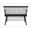 Chaise en bois noir 1pc