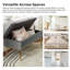 Banc de rangement rembourré en velours Kajana-1706549179