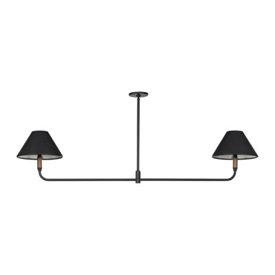 Luminaire suspendu conique à 2 lumières