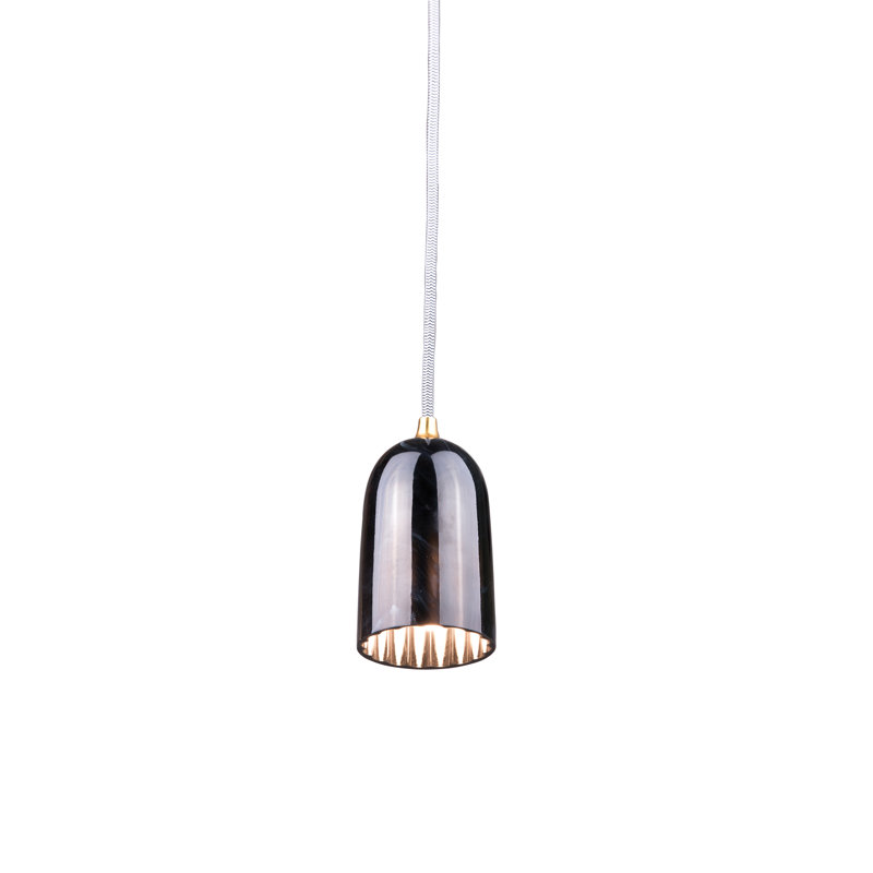 Doric 1 - Light LED Pendant, Polished Black