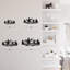 Montagne, pin, silhouette, moderne, abstrait, décoration murale, décoration suspendue, décoration murale en métal-124840351-124840352