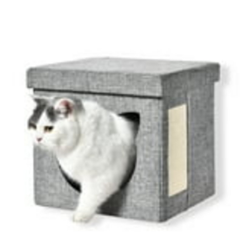 Cat Cube Condo, Gray