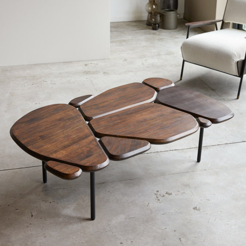 Agar Solid Wood Top Single Coffee Table