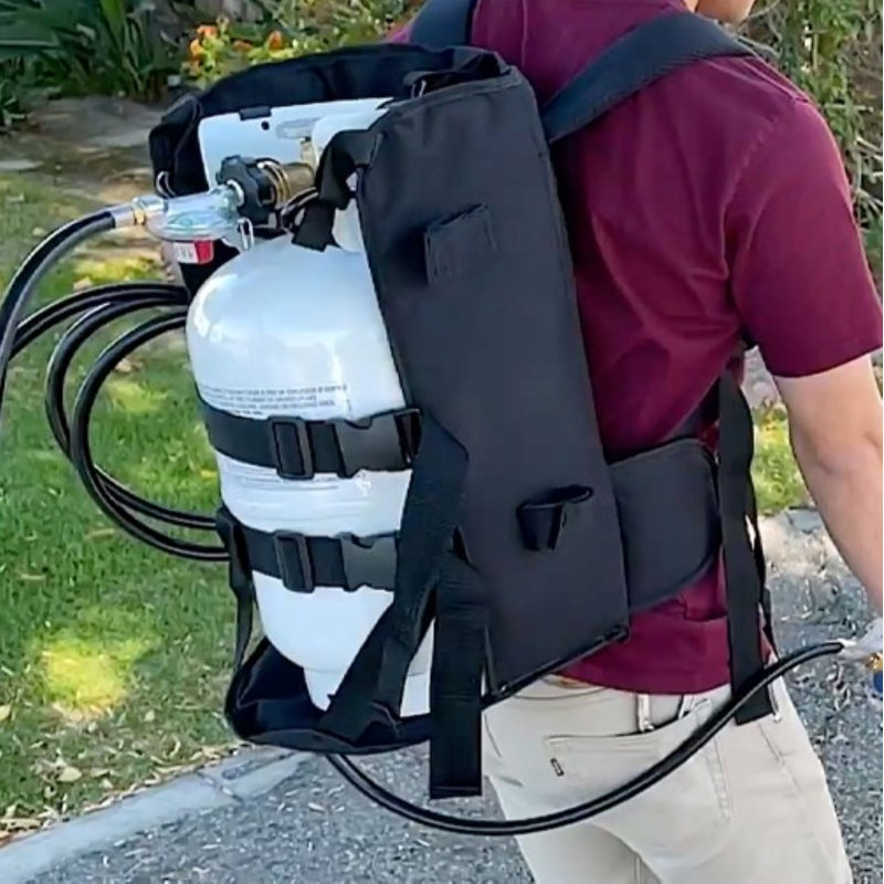 Sac à dos de réservoir de propane Flame King pour bouteille de 5LB ou 10LB