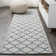Arabesque Ogee Trellis Gray/Teal Indoor/Outdoor Rug