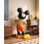 Figurine de Mickey tenant un livre ouvert, tenue décontractée en tricot-1716018285