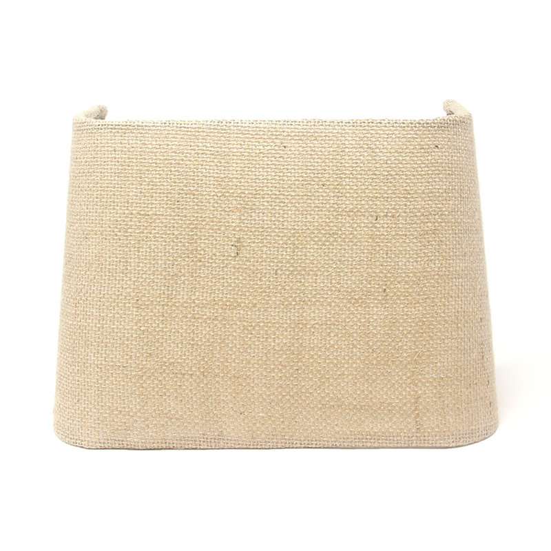 7'' H Burlap Rectangle Wall Sconce Shade