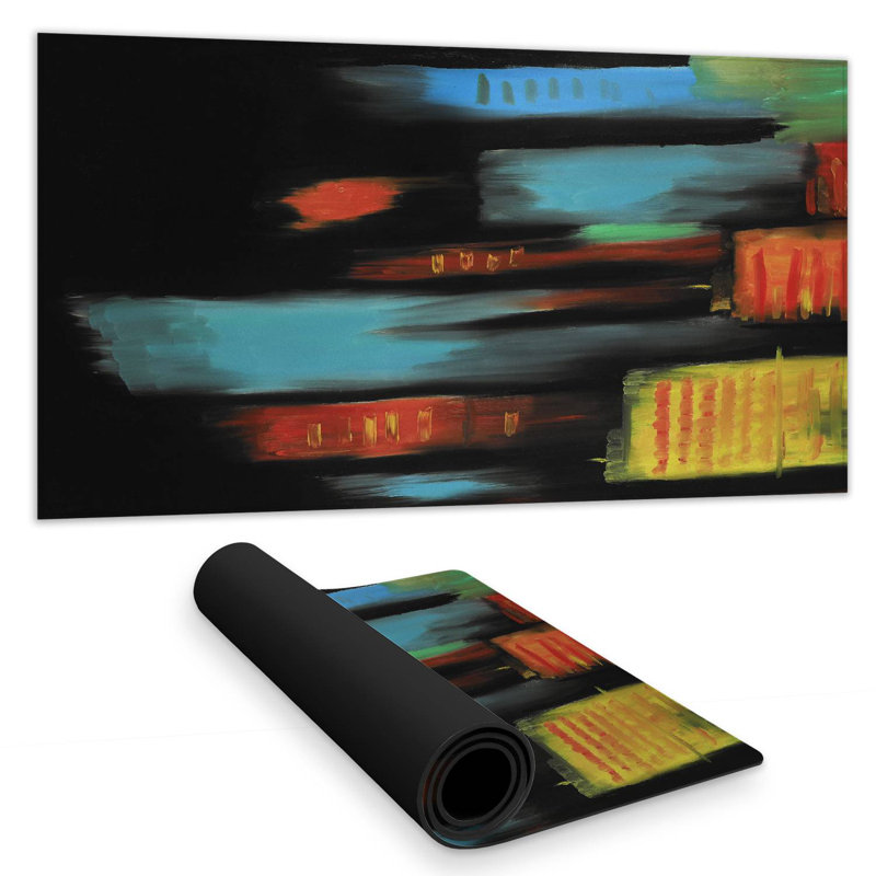 Abstract tall buildings - 15.75"x31.50" Desk mat