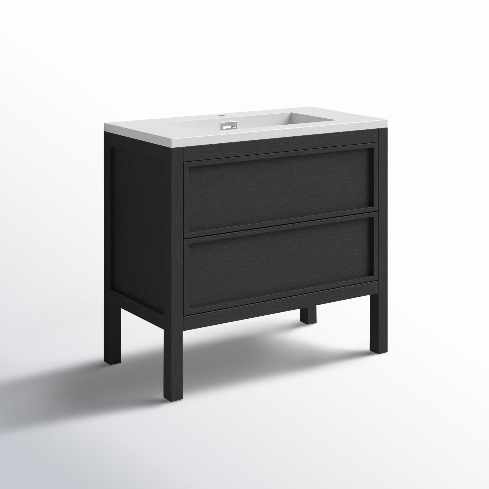 Gonzalo 36'' Single Bathroom Vanity, Charcoal