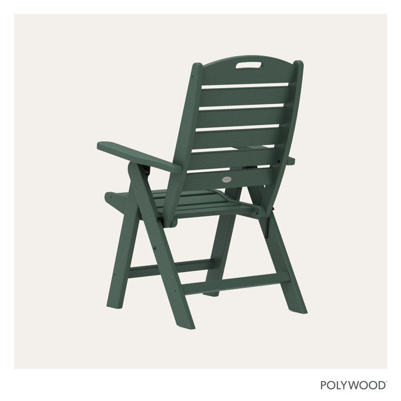 Chaise haute POLYWOOD, Vert forêt