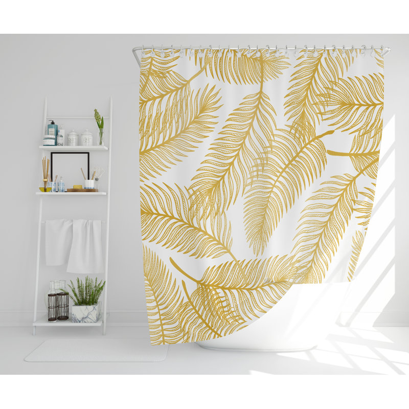 Tamworth Polyester Single Shower Curtain, 168cm H x 168cm W