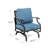 Argirios Rocking Powder Coated Steel Patio Lounge Chairs (Set of 2)-101468517